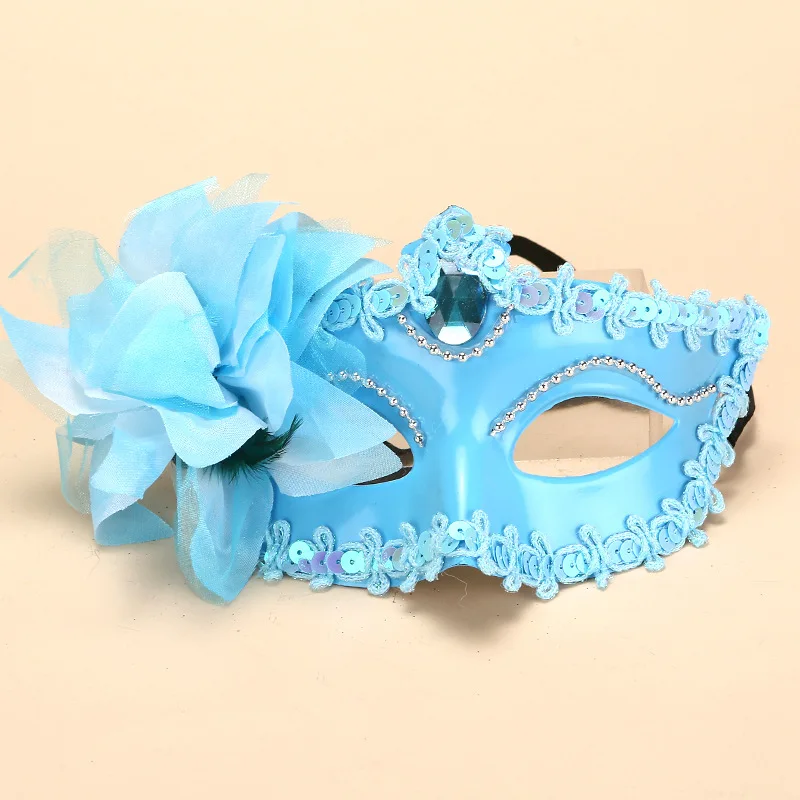 Princess Mask Masquerade Large Lily Mask Prom Princess Sexy Dress Up Plastic Evening Intricate Glamorous Graceful Sexy Mask