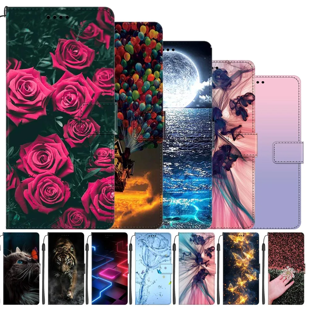 Leather Wallet Flip Cover For Samsung Galaxy A07 A06 M06 F06 A05 M05 4G Elegant Phone Cases Card Holders Stand Book Bags
