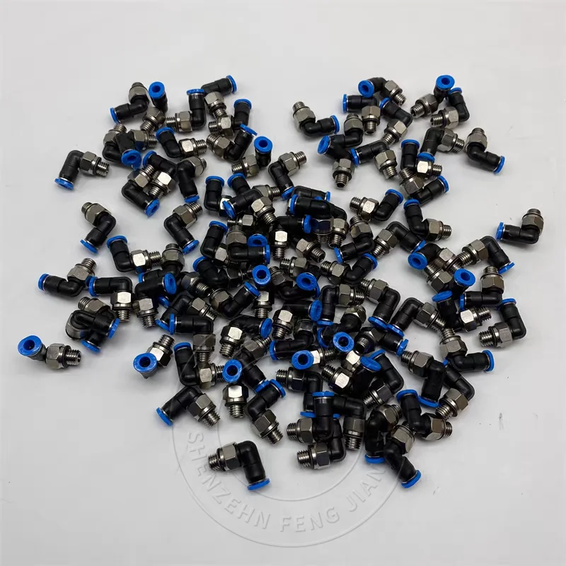 L-type quick insert threaded joint QSML-M7-4-6 186352 130773 186353  1-5PCS