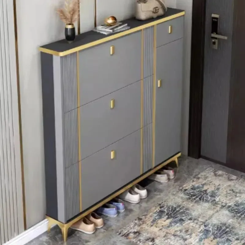 

Cheap Design Shoe Cabinet Beutiful Large Modern Display Luxury Shoe Rack Living Room Decoration Sapateira Ornaments Home Decor