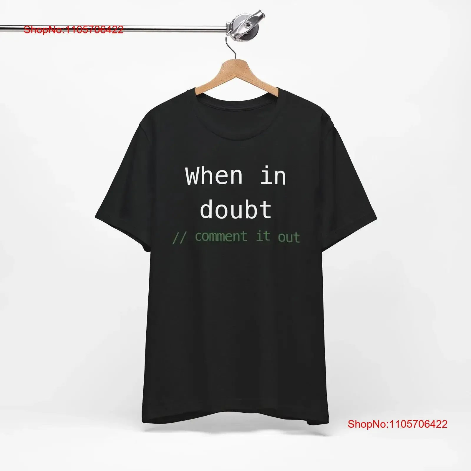 Comment it Out T Shirt Programmer Software Engineer Javascript Geeky Coding Apparel 's vintage Washed designer clothes