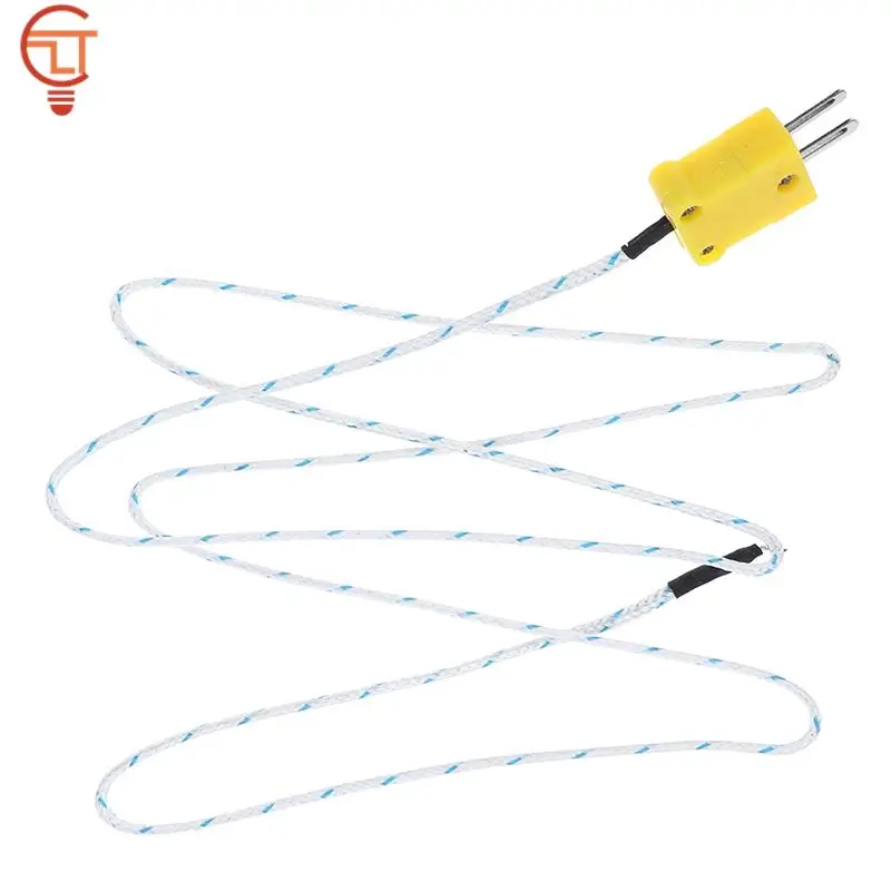 1Pcs K Type Thermometer Line Test 1M-5M Length Wire Temperature Thermocouple Sensor Probe Tester Line Multimeter Tester Line