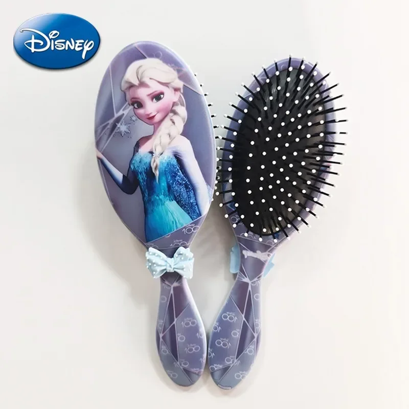 

Disney Frozen Elsa Air Cushion Combs Blue Bowknot Purple Cartoon Massage Comb Fashion Haircare Hairdressing Tool Hair Brush Girl