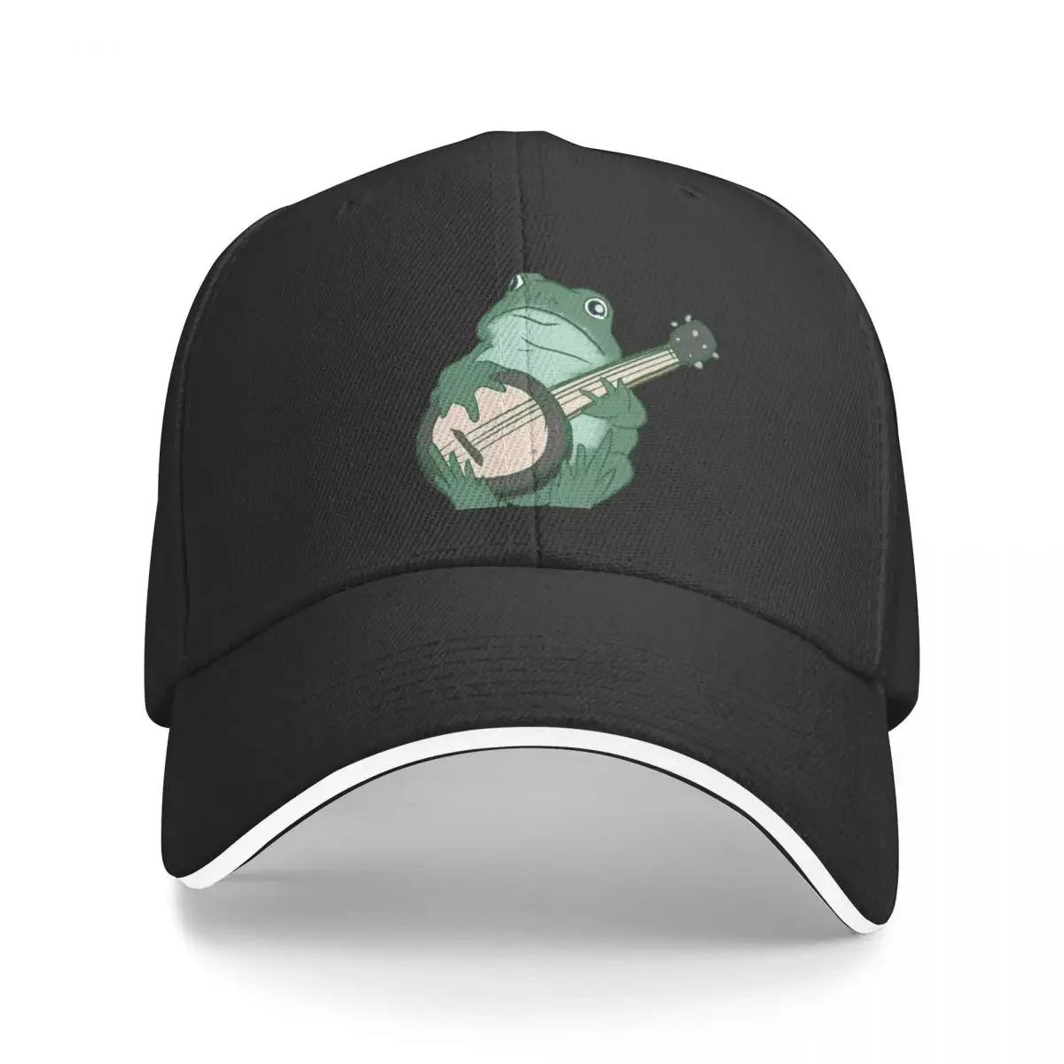 

Banjo Frog Baseball Cap Hip Hop birthday Rave Men's Caps Women's