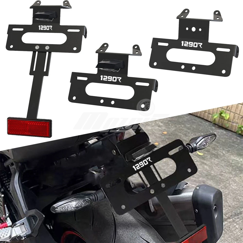 

For 1290 Super Duke R 2014 2015 2016 2017 2018 2019 License Plate Holder Bracket 450MT Rear Tail Tidy Fender Eliminator Kits