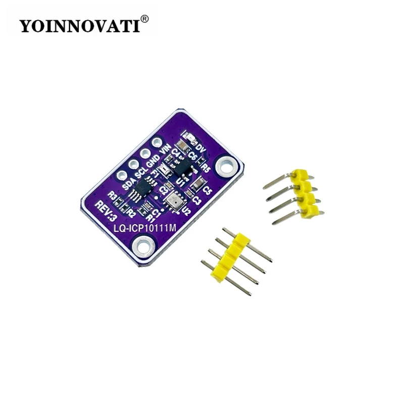 ICP-10111 I2C/SPI Barometric Sensor - Ultra-Low Power Altimeter for Drones, Replaces BMP280/MS5611