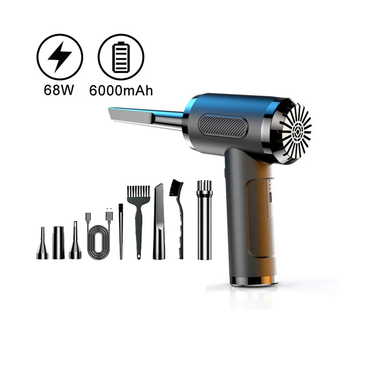 공기 송풍기 공기 Dsuter 자동차 진공 청소기 290000 Pa 강력한 흡입 진공 청소기 휴대용 진공 펌프 무선 로봇 B