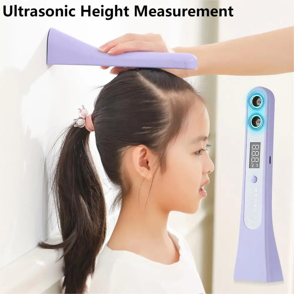 

Smart Digital Height Measuring Device for Kids Ultrasonic Height Measurement Tool Handheld Cordless Height Measurement Device