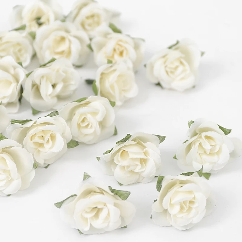 25 Stück 3,5 cm künstliche Rosenblüten aus Seide, Mini-gefälschter Gänseblümchen-Blumenkopf für Zuhause, Zimmer, Hochzeitsdekoration, DIY-Kranzzzubehör – Detail 7