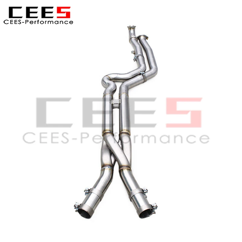 CEES Equal Length Mid Pipe with Z Pipe for BMW M3/M4 G80/G82 3.0T 2021-2024 Racing Exhaust Middle Pipes System