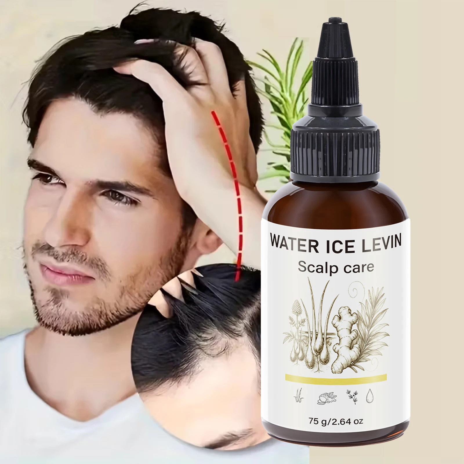 Skincare Natur E - Scalp Treatment Oil, Natural Ginger Formula