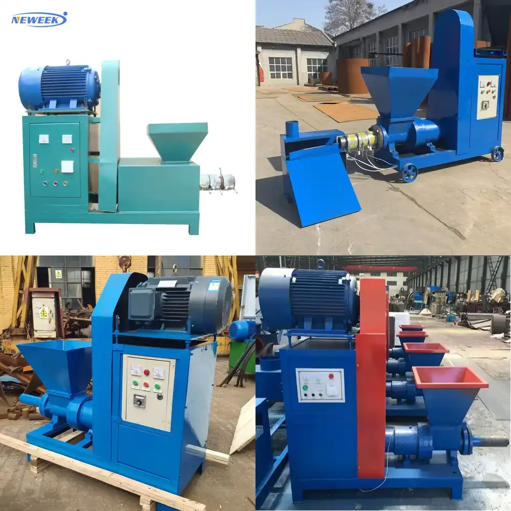 

NEWEEK Compression Extruder Briquette Making Coal Charcoal Making Charcoal Briquette Machine