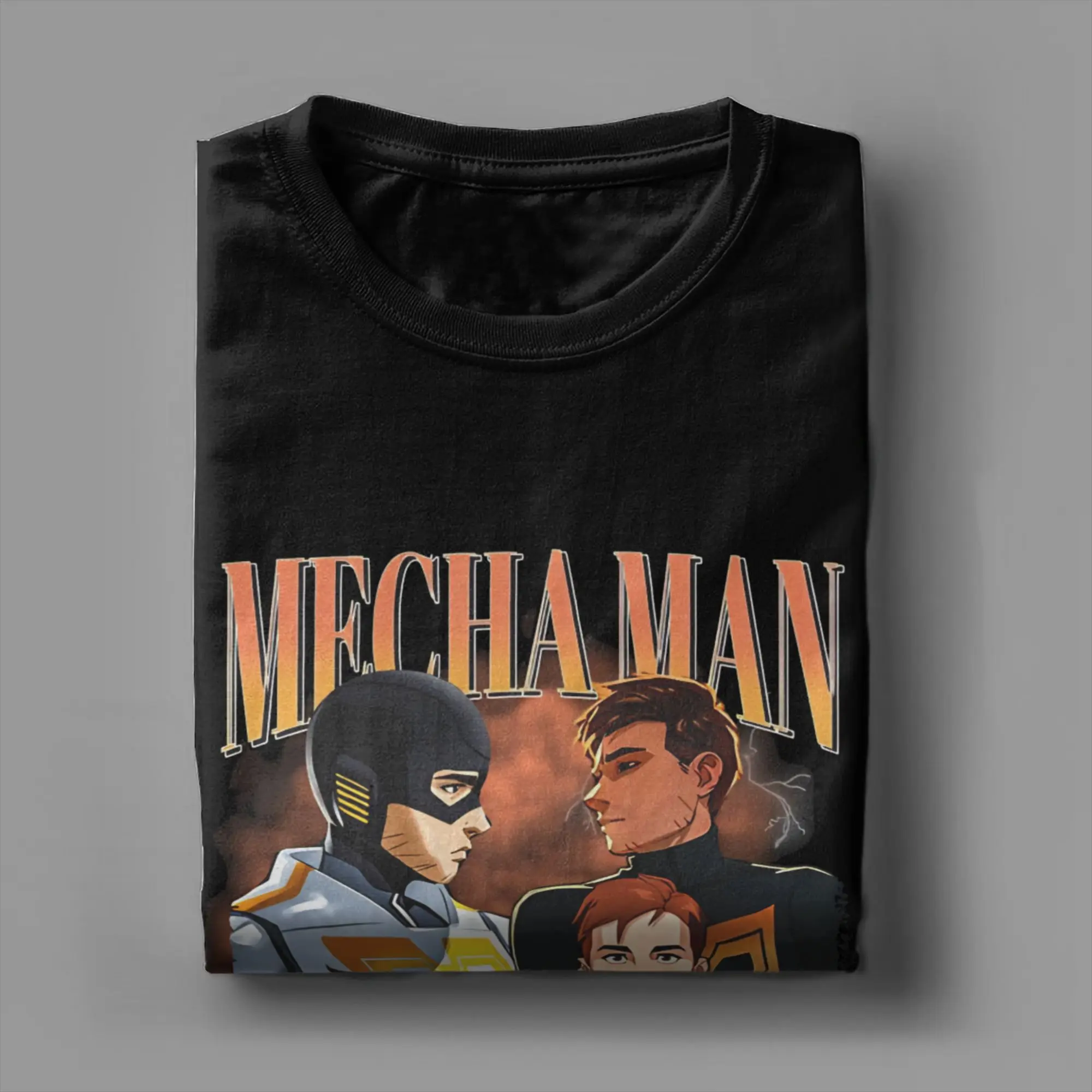 الرجال النساء خمر Mecha رجل 90s الجرافيك تي شيرت إرسال لعبة 100% ملابس قطنية محب قصيرة الأكمام تيز الصيف تي شيرت