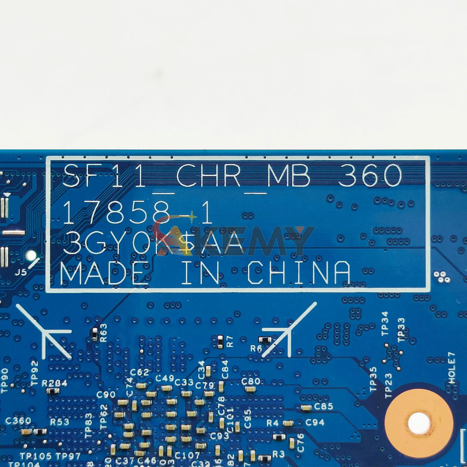 Dell Chromebook 11 5190 노트북 메인보드 17858-1 SSD 포함 CN-0PC1G3 0GYPNM PC1G3 100% 완전 테스트됨