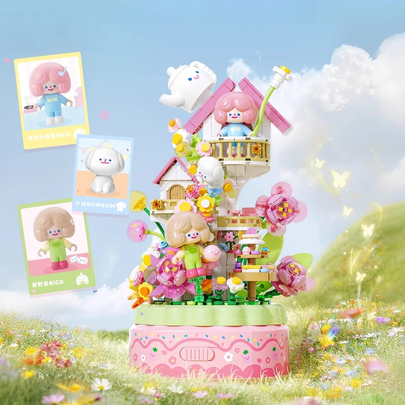 

Музыкальные шкатулки-конструкторы RiCO и FARMER BOB «Единорог восьмерка» — развивающие игрушки, подарки на день рождения