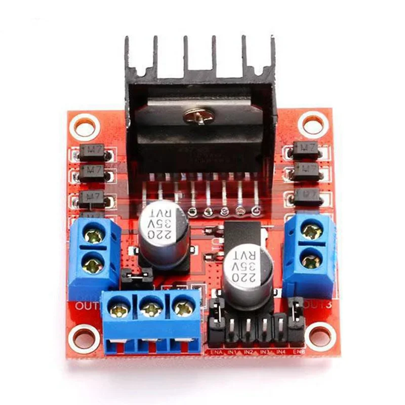 A99E-L298N DC Motor Driver Module For Robots And Smart Cars Dual H-Bridge Stepper Motor Driver Board Module 2A/25W