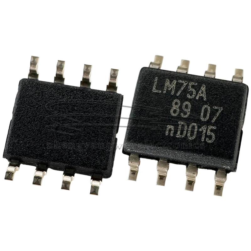 LM75AD, 118 LM75A 5PCS SMT SOP-8 2.8V~5.5V temperature sensor IC chip