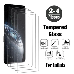 2-4Piece Screen Protector For Infinix GT 20 10 Pro Smart 9 8 7 6 HD Tempered Glass For Infinix Note 40X 40 30 Pro VIP Front Film