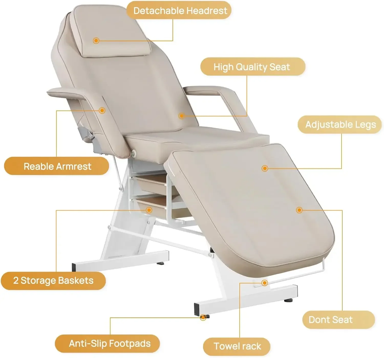 2026 Adjustable Hydraulic Luxury Portable Chair Tables De Electric Salon Cosmetic Curved Facial Spa Beauty Bed Lash Massage Tabl