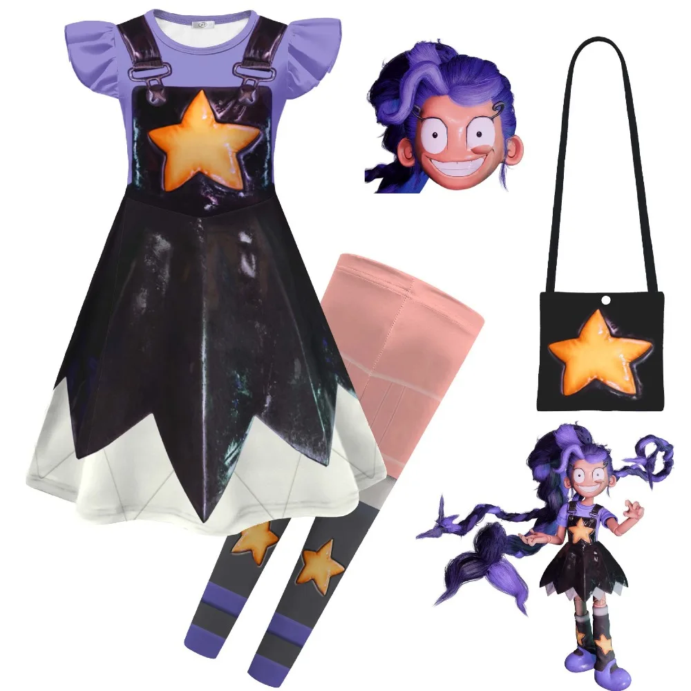 NEUES Horror-Spiel Play Time Lily Cosplay-Kostüm Mädchen-Verkleidung Bobi 5 Puppe Lily Kinderkleidung Halloween-Karnevalskostüm