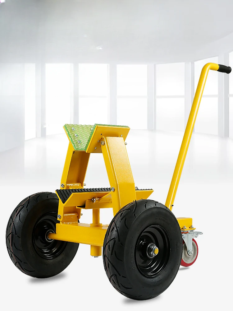 Dali stone material handling automatic clamp truck, large board material manual push industrial heavy-duty mobile tool