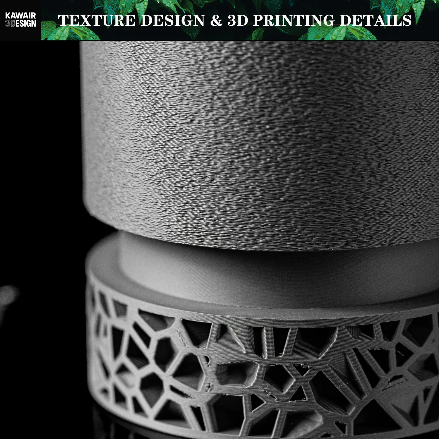 أصيص نباتات عصري بسيط مطبوع ثلاثي الأبعاد - أصيص زهور قابل للتحلل الحيوي لديكور المنزل، هدية مستدامة صديقة للبيئة (فوري) #2