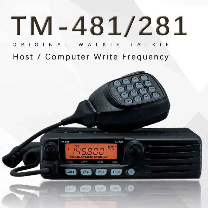 TM-481A 45W 400-470MHz FM Transceiver Mobile Radio Car UHF Transceiver 10-50KM