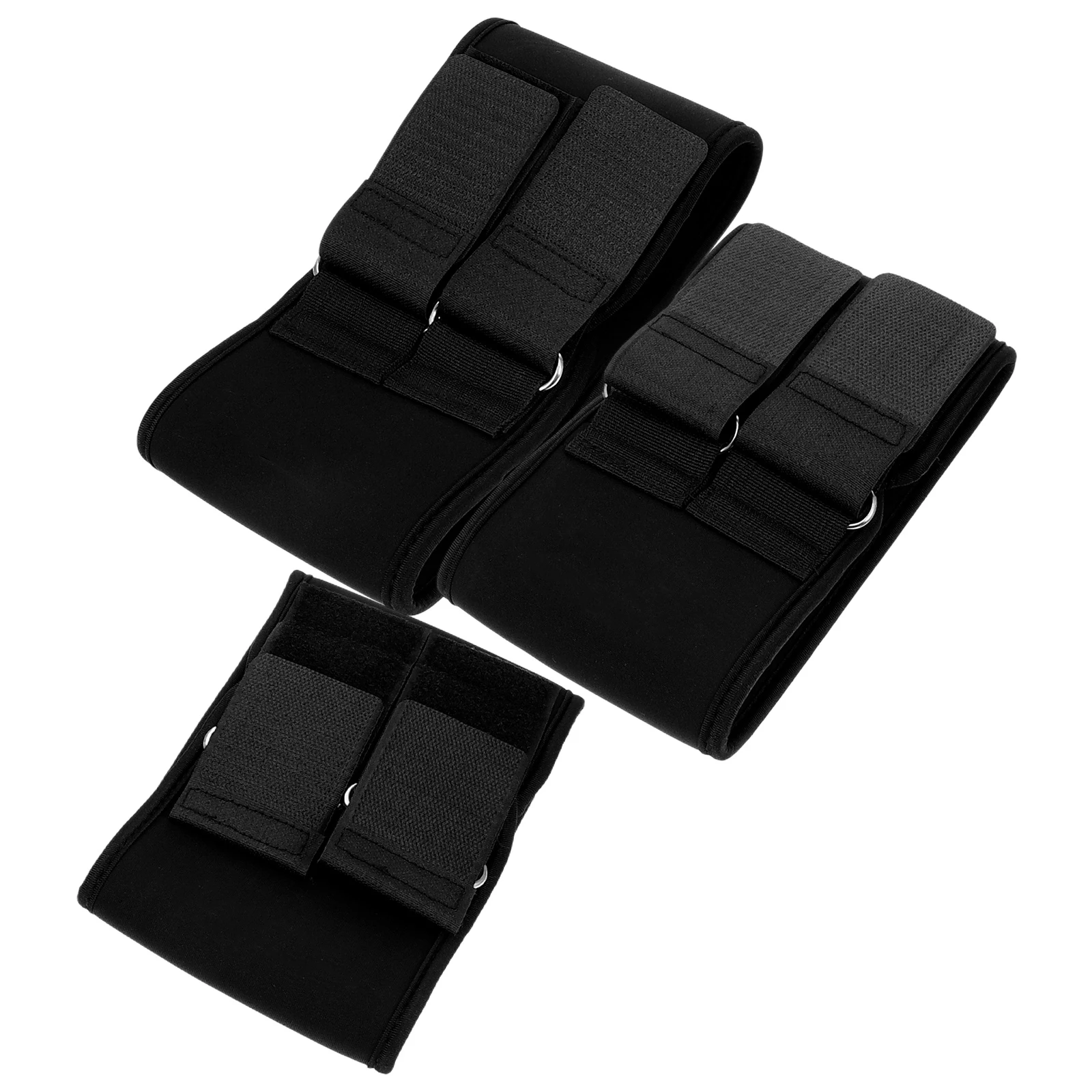 

3 Pcs Posture Corrector Posture Corrector Belt O-type X-type Correction Brace for Adult Black Fiber Adjustable