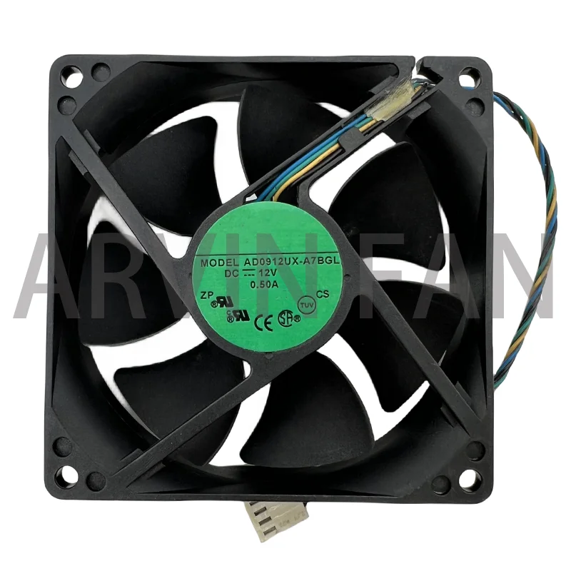 Nuova ventola PWM 12V da 92mm 90mm AD0912UX-A7BGL 9225 3900RPM 50CFM ventole di raffreddamento della CPU