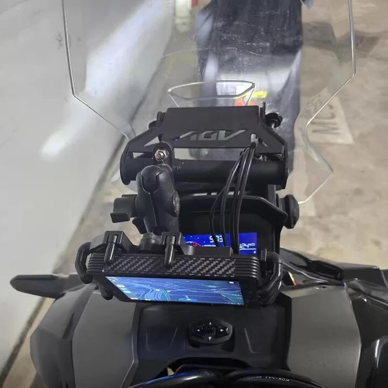 For Honda ADV 160  ADV160 2023 2024 Motorcycle Holder Phone Support Mobile Phone GPS Plate Bracket Stand Accessories