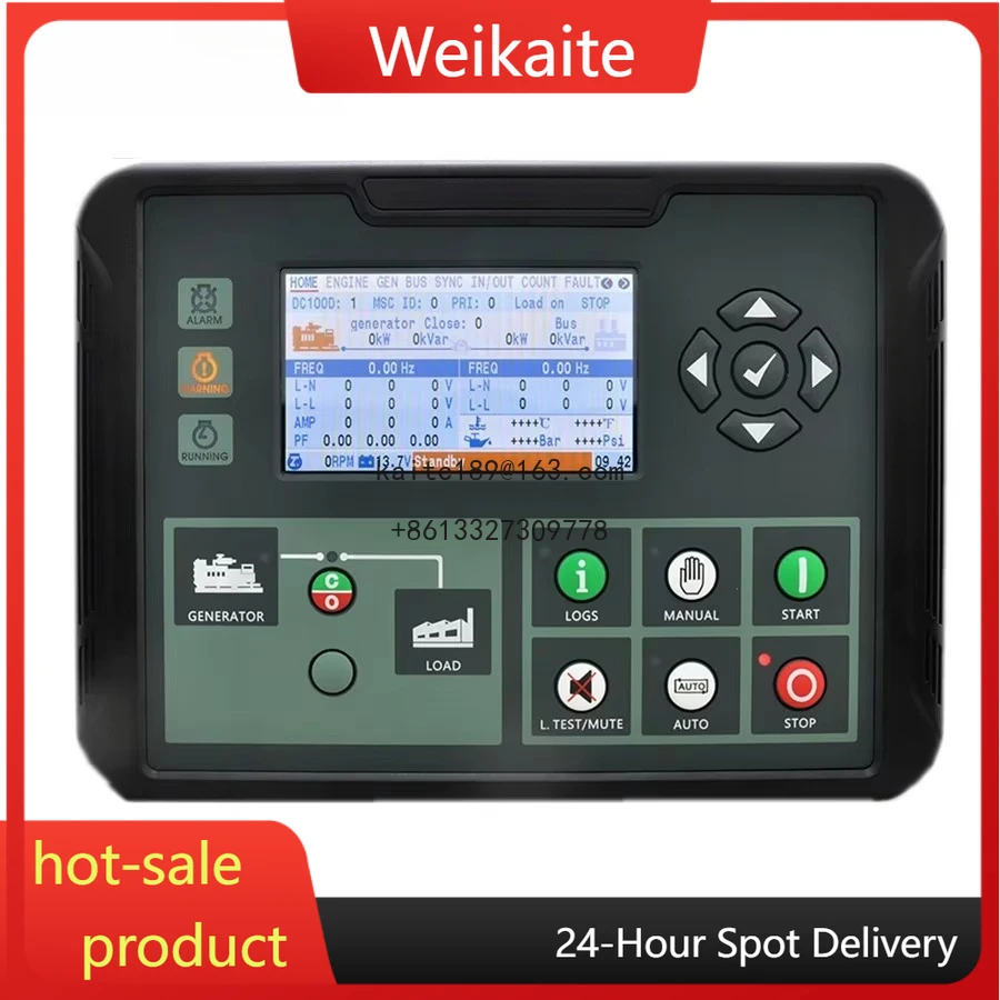 

Genset Controller DC100D Auto Synchronization Generator Controller HGM9520 Replacement