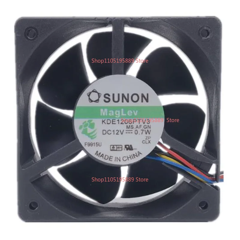 

New CPU Cooling Fan For SUNON KDE1206PTV3 12V 0.7W Mute Magnetic Suspension Computer Fan 6025 60*60*25MM