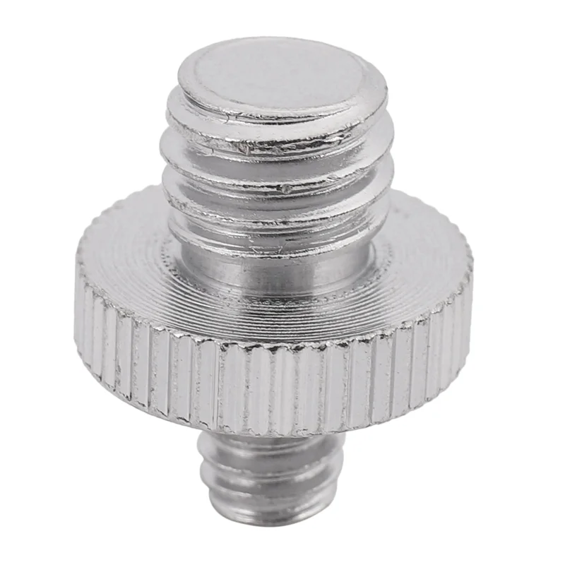 

B04B-100 Pieces 1/4 Inch Male To 1/4 Inch Male Metal Threaded Screw Adapter Tripod Screw Converter For DSLR Camera,Tripod