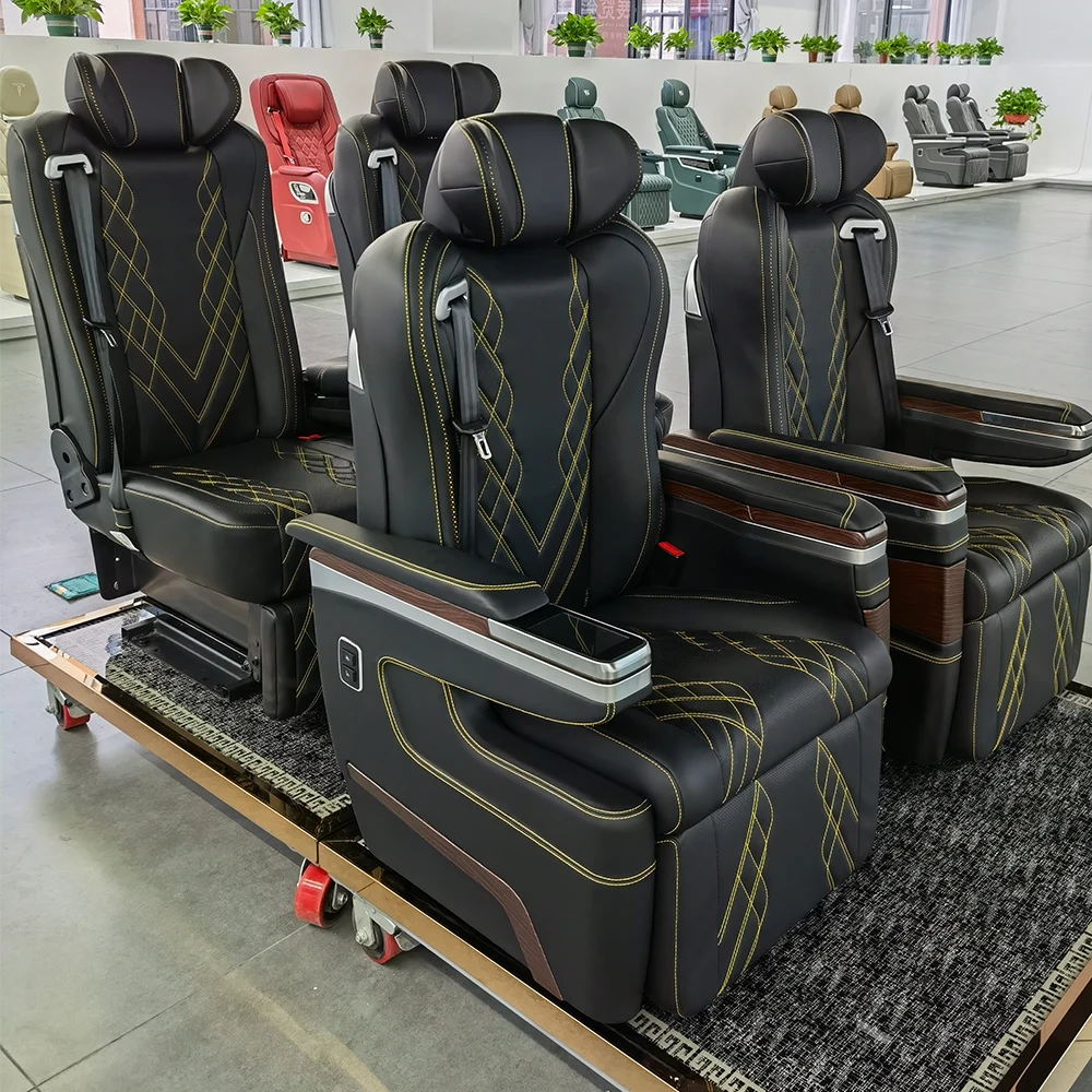 

Tom AutoHot Selling Luxury VIP Van Seat Electric Massage Pilot Seats Car Interior Upgrading Accessories