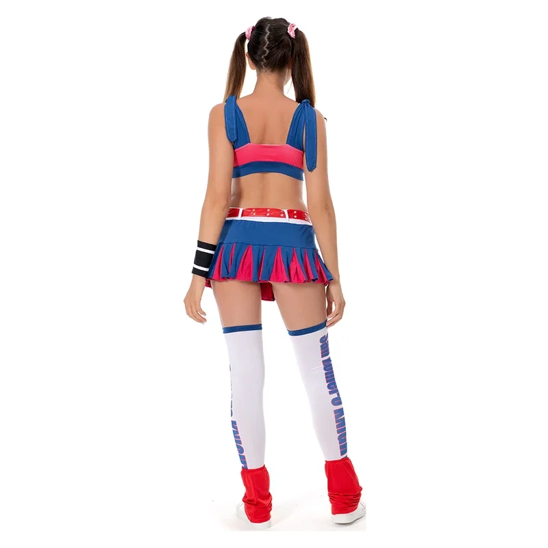 

EE01 Lollipop Chainsaw Juliet Starling Cosplay Costume Women Girls Cheerleading Dress Skirt Outfits Halloween Carnival PartyIo0！