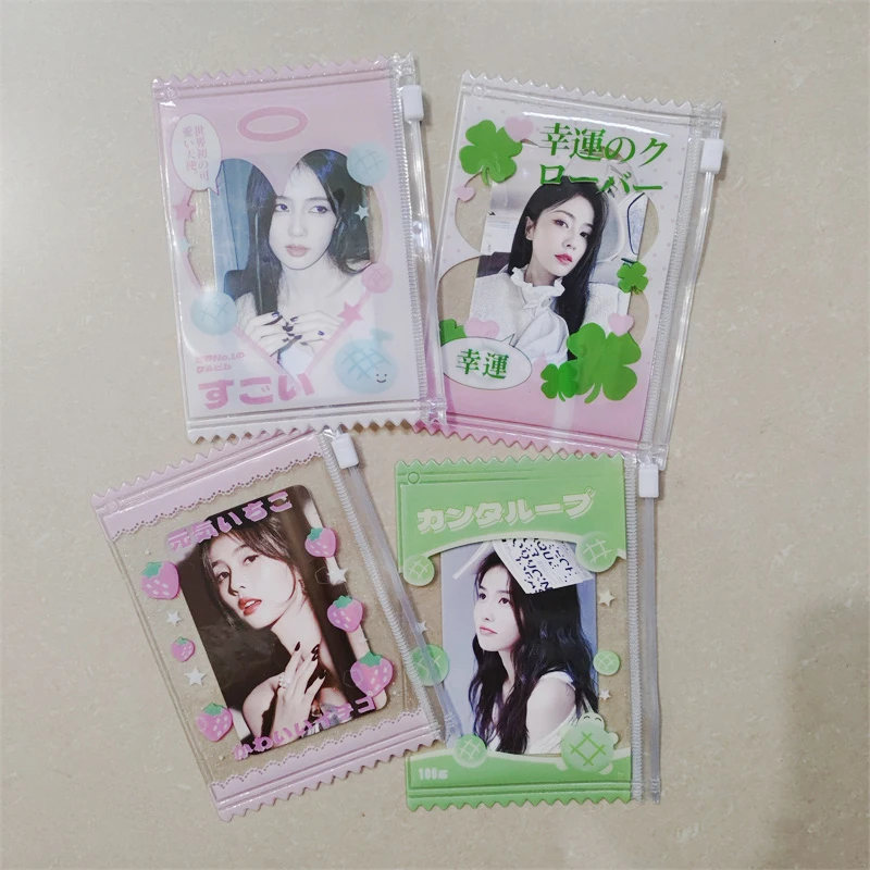 3-inch Postcard Protective Sleeve Idol Photo Card Collection Card Storage Case Lomo Card Photo Cards Holder