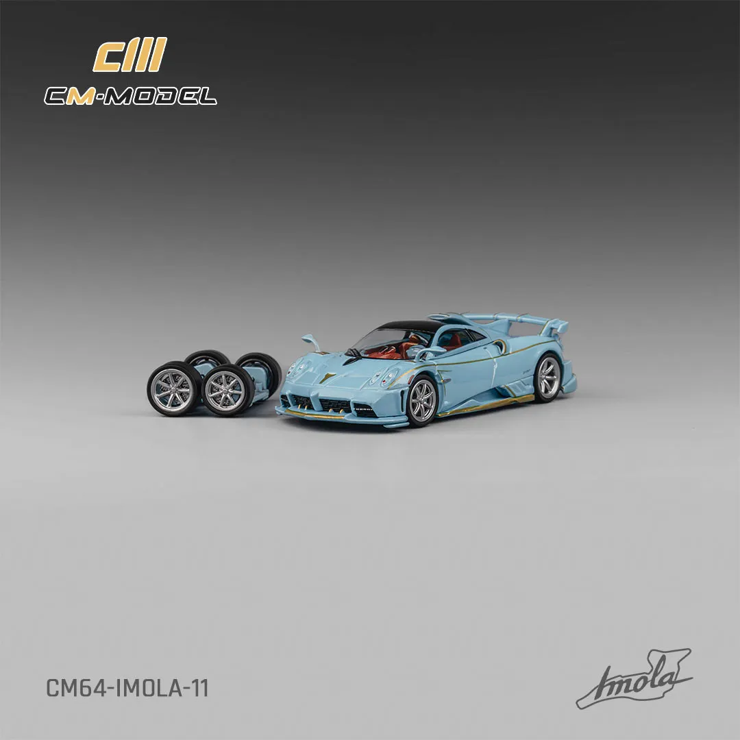Pre-sale CM 1:64 Imola Azzurro Sardegna Alloy Car Model