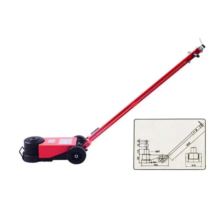 

Two Stage Heavy Duty 30/60 Ton Pneumatic Jack Air Hydraulic Jack