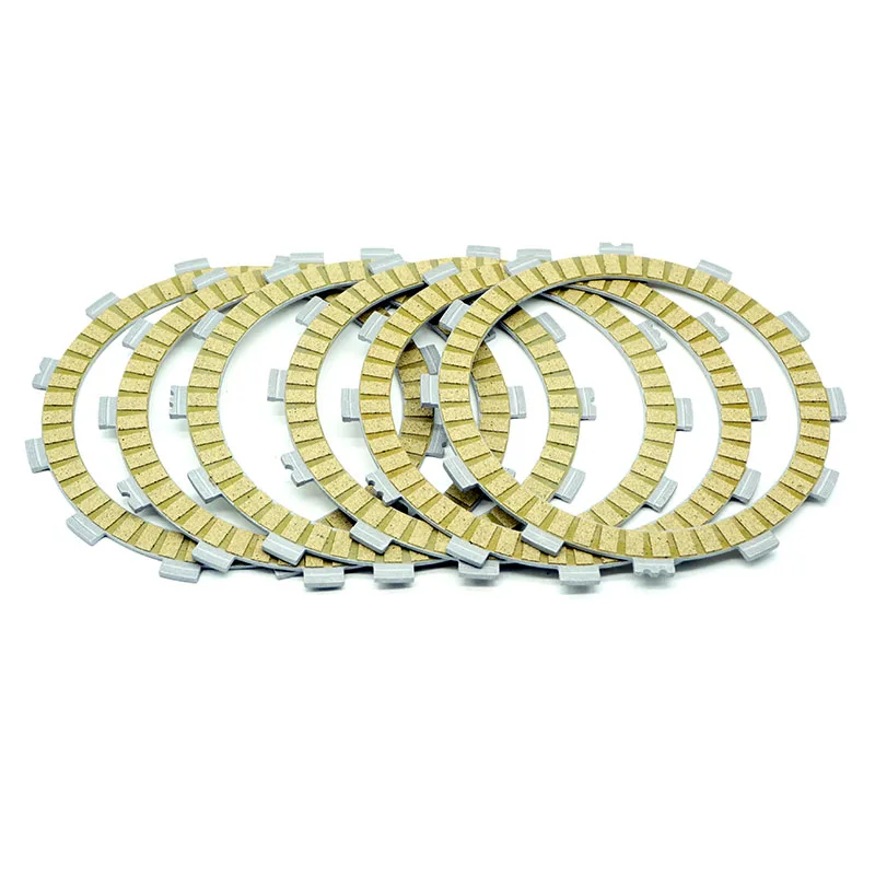 For Yamaha Virago XV400 89-94 XV535 87-88 93-00 XV535S 94-97 Drag Star DS4 XVS400 98-17 Clutch Friction Disc Plate Kit 6 Pieces