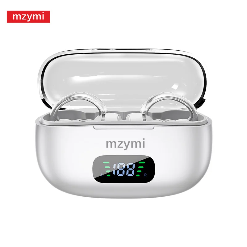

Наушники mzymi S39 Open Ear, Bluetooth 5.4, спортивные наушники TWS, беспроводные наушники с LED-дисплеем, водонепроницаемые, для XIAOMI