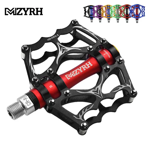 Imagen 1 del producto Pedales de bicicleta MZYRH Y05 ultraligeros de aluminio con 3 rodamientos sellados, pedales de bicicleta de carretera Bmx Mtb, accesorios antideslizantes e impermeables para bicicleta