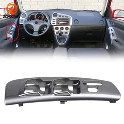 Car Mater Window Switch Control Panel Gray Door Handle Trim Bezel Cover for Toyota Matrix/Pontiac Vibe 2003 2004 2005 2006-2008