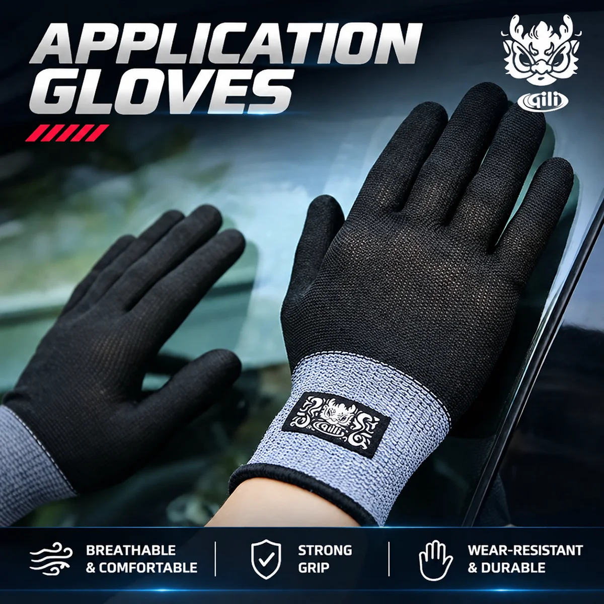Car Film Tinting Tool Thickened Anti-Static Dust-Free Color Change Film Scratch-Resistant Gloves Do Not Damage Car Film