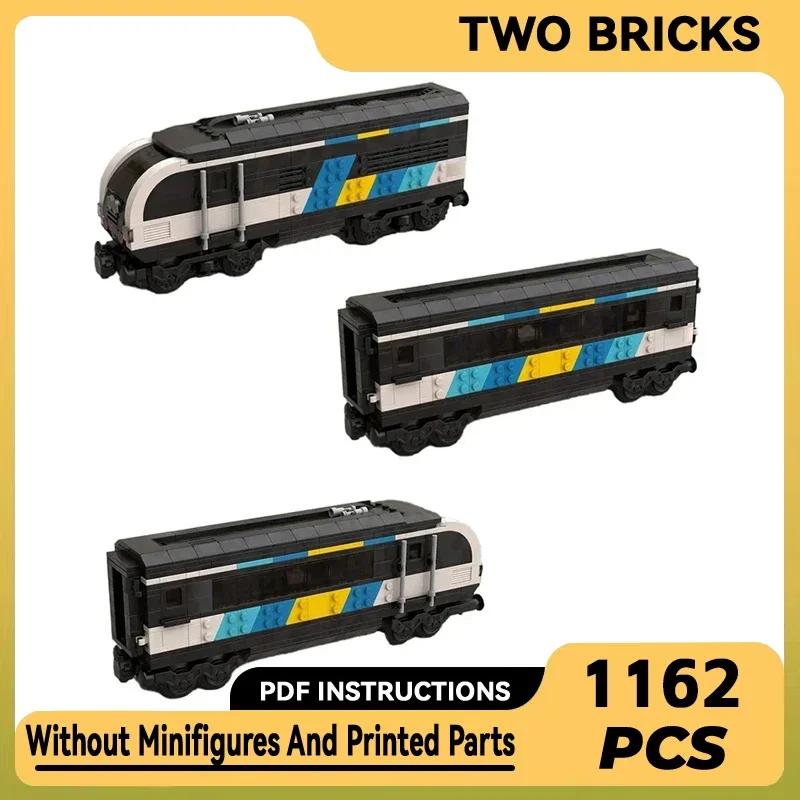 Brightline Control Car Model Moc Building Bricks Locomotive Train Technology Modular Blocks Gift Christmas Toy DIY Sets Assembly