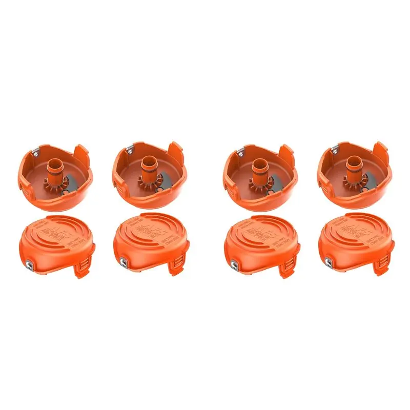ABMR-8Pcs Suitable For BLACK+DECKER Mower Accessories A6486/90583594 Replacement Spool Cover