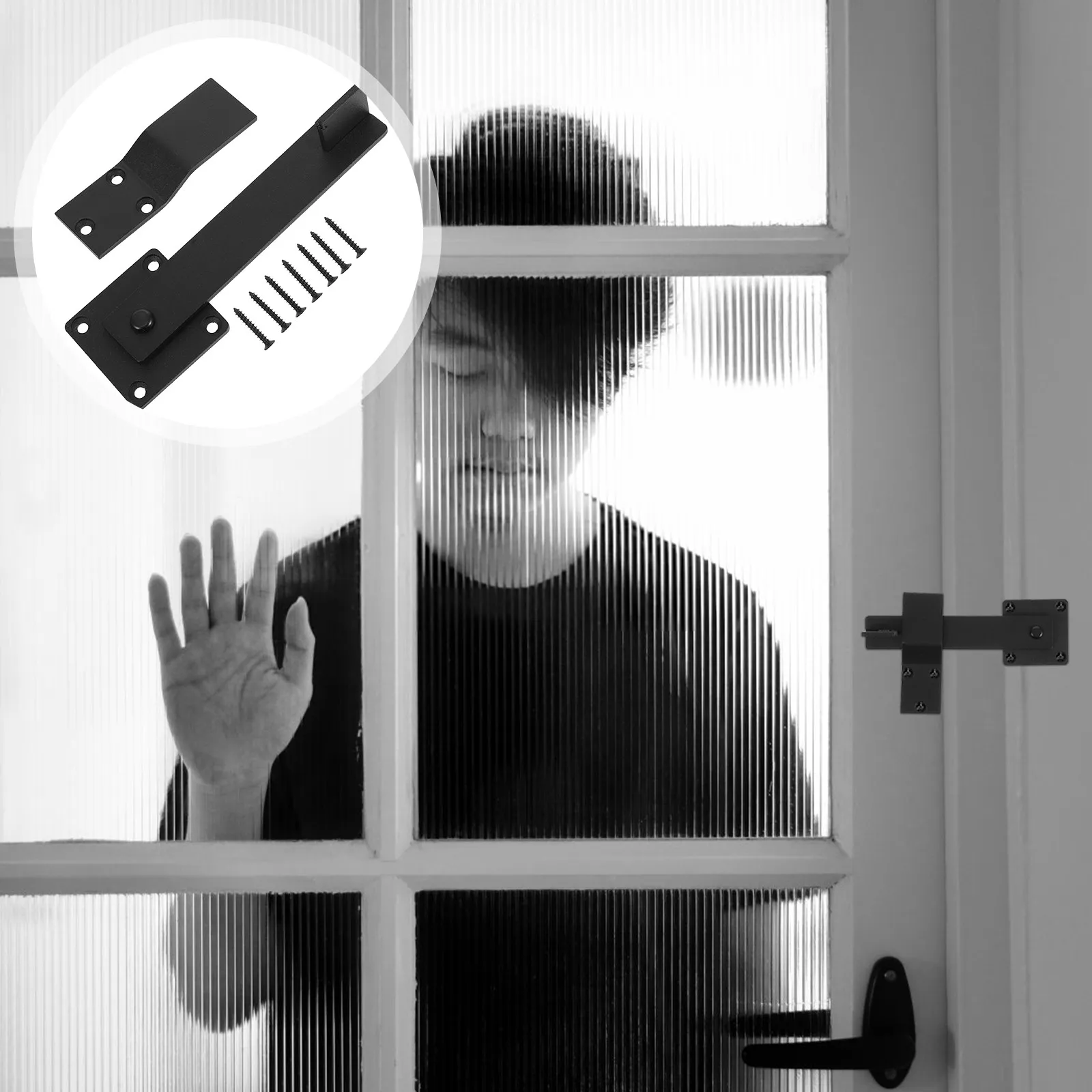 

Комплект усиленных поворотных на 360 градусов дверных защелок для амбарных дверей, замков для ворот, фурнитуры для наружных раздвижных ворот и болтов для заборов