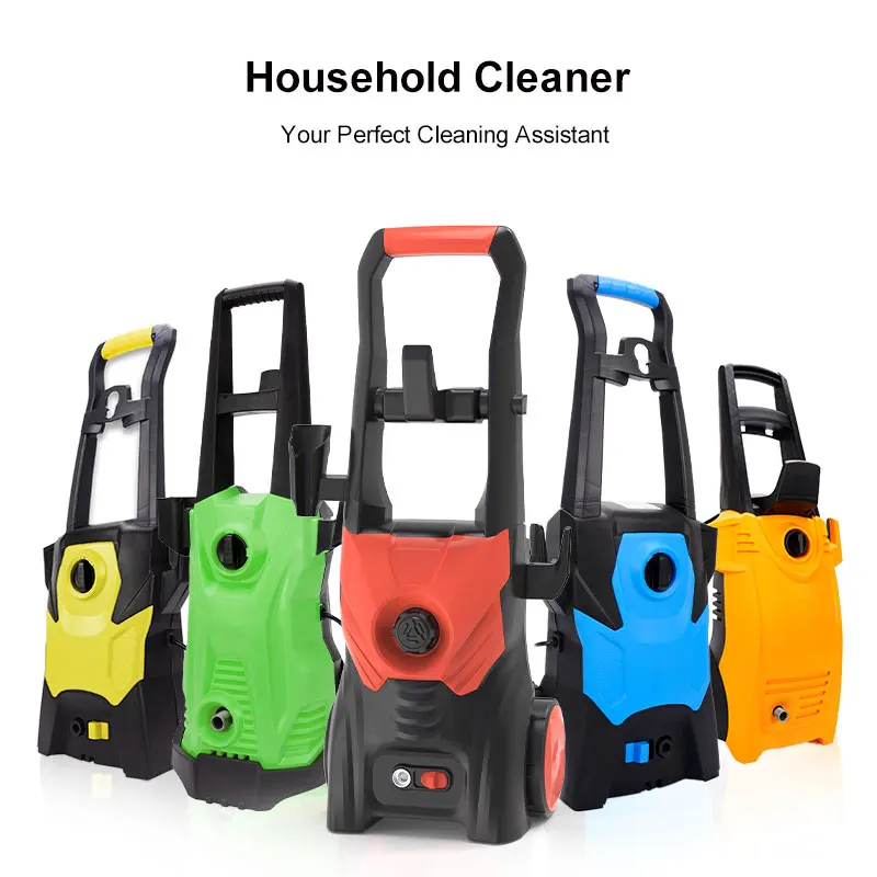 Power Car Washing Electric High Pressure Cleaner 65bar 1200W Cold Water Cleaning Plastic New