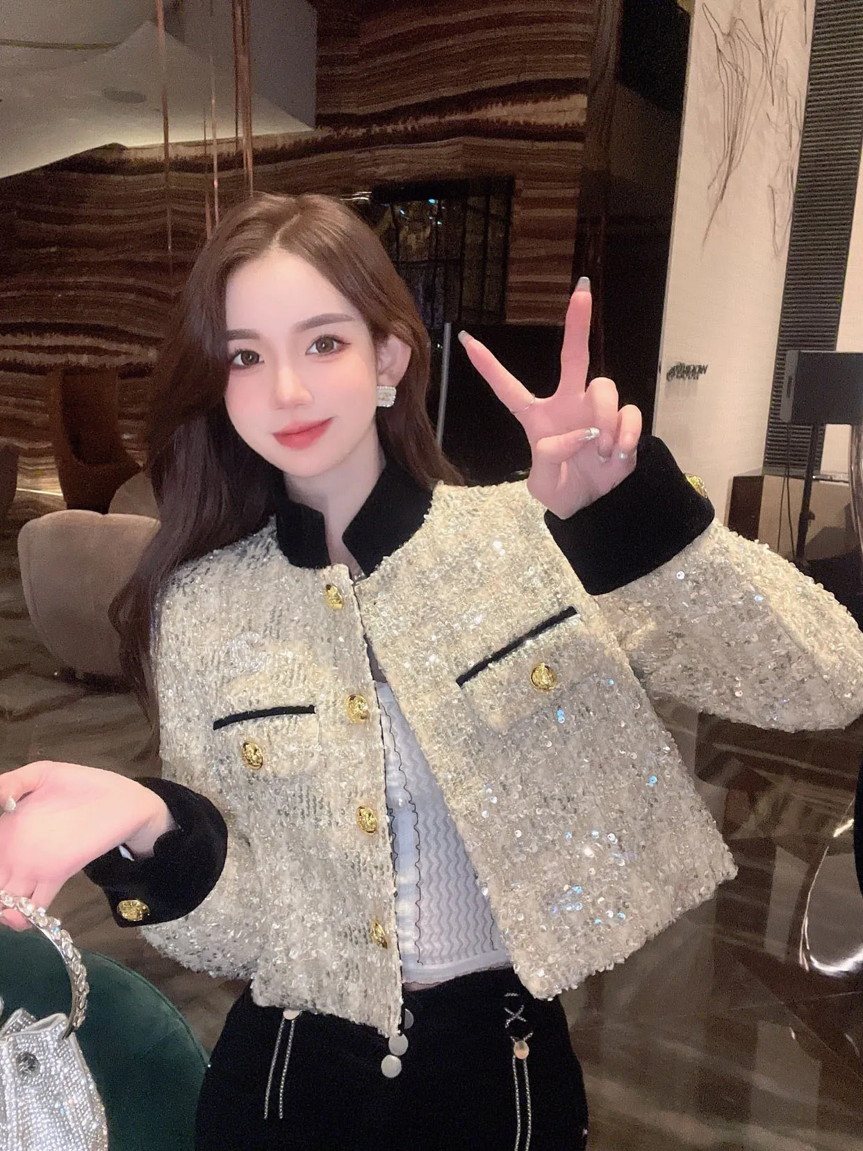 Automne Faion nouveau nom dame Ele Godd Sle ort matelassé vêtements d'extérieur petite taille haute Faion rue Sle haut polyvalent