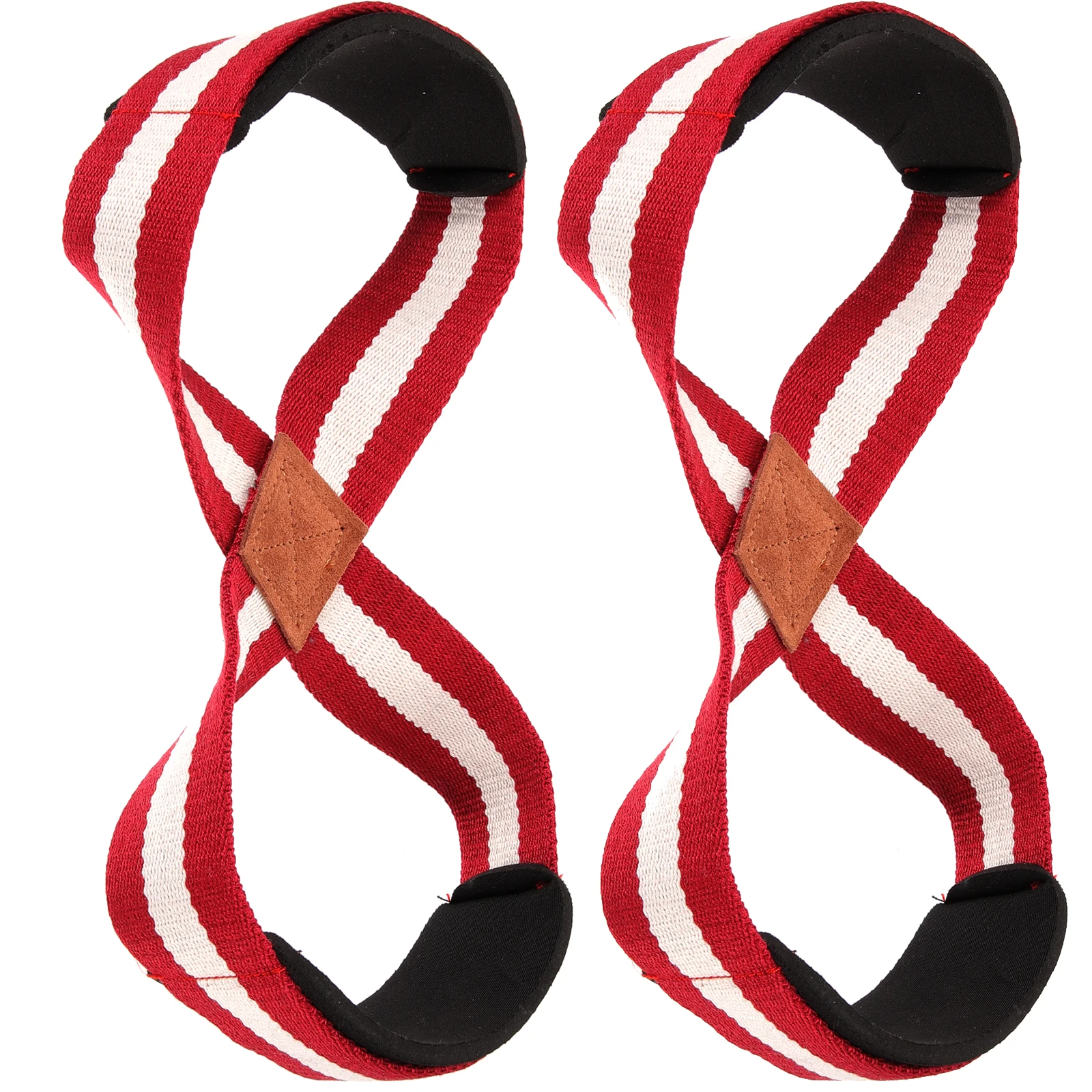 

8 Shaped Weight Lifting Straps Deadlift Wrist Bands Gym Grip Strength Training Accessories Anti Slip Male Fitness