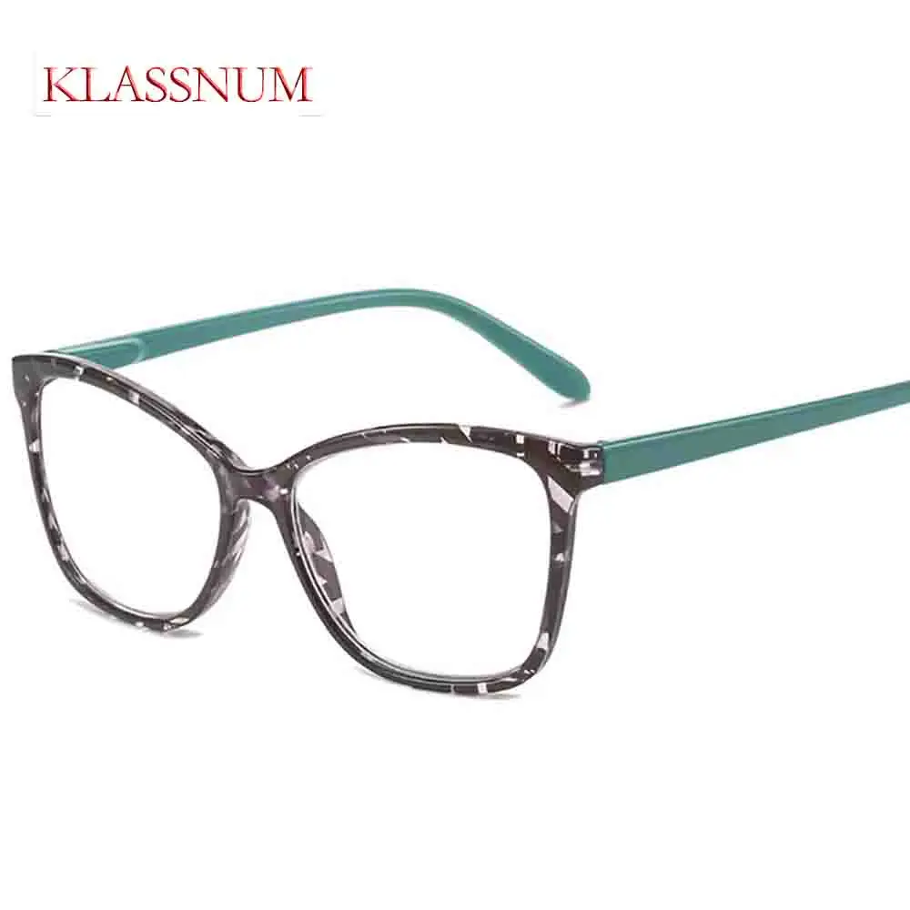 

KLASSNUM винтажные очки для чтения «кошачий глаз» анти-синие оптические очки из смолы трендовые очки для пресбиопии компьютерные очки от 0 до +6